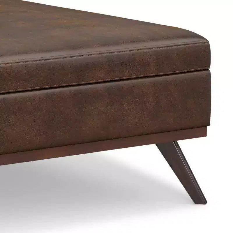 WyndenHall Ethan XL Square Coffee Table Storage Ottoman