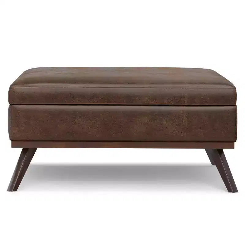 WyndenHall Ethan XL Square Coffee Table Storage Ottoman