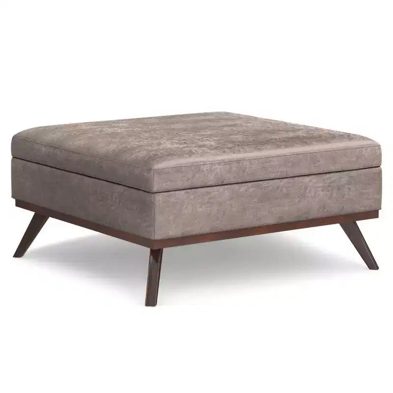 WyndenHall Ethan XL Square Coffee Table Storage Ottoman