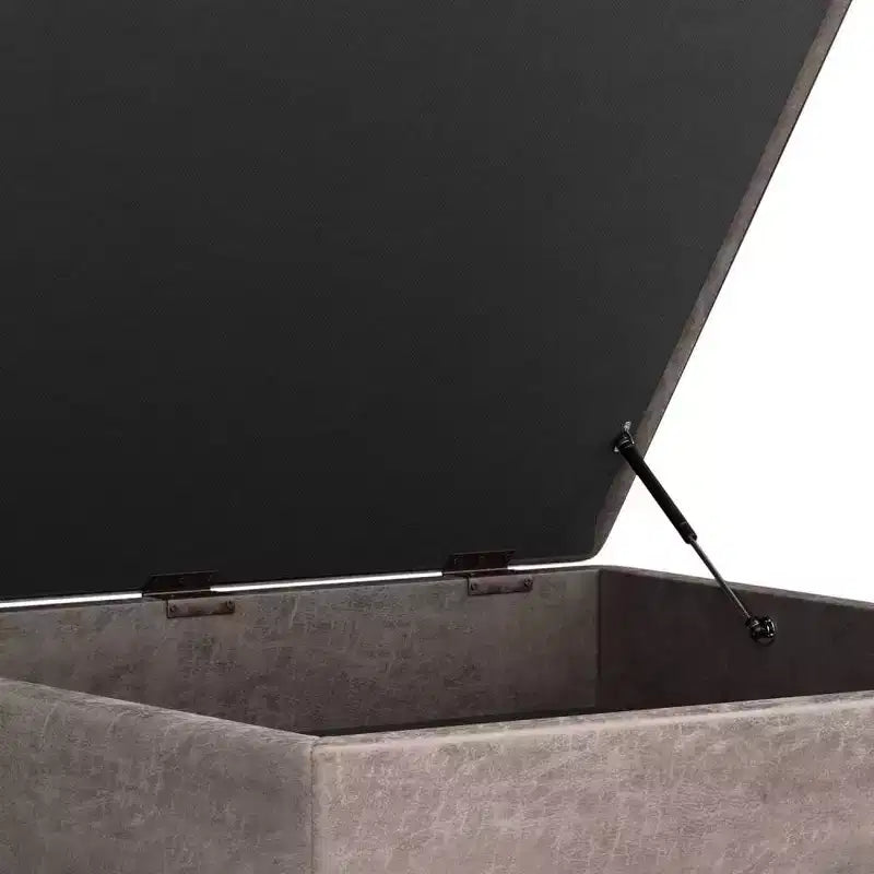 WyndenHall Ethan XL Square Coffee Table Storage Ottoman