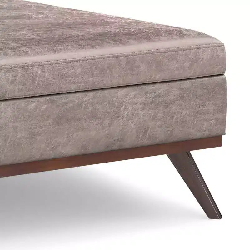 WyndenHall Ethan XL Square Coffee Table Storage Ottoman