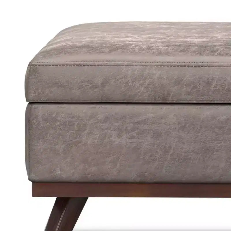 WyndenHall Ethan XL Square Coffee Table Storage Ottoman