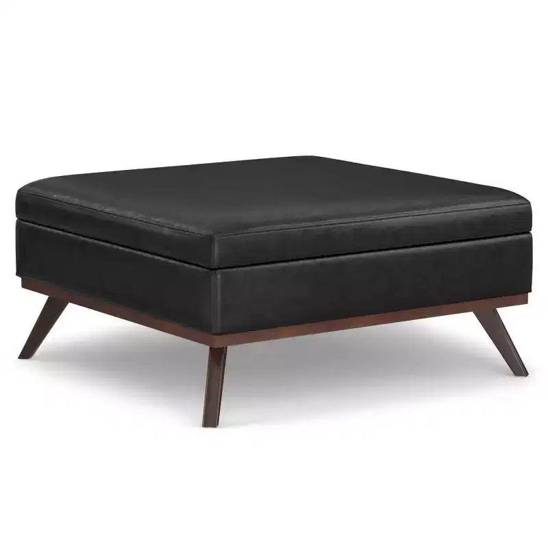 WyndenHall Ethan XL Square Coffee Table Storage Ottoman
