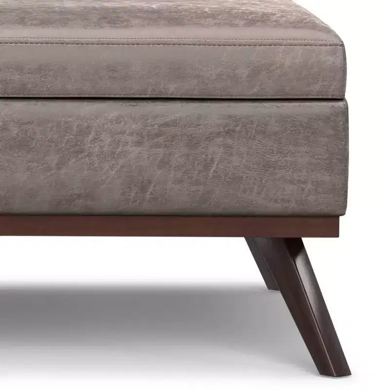 WyndenHall Ethan XL Square Coffee Table Storage Ottoman