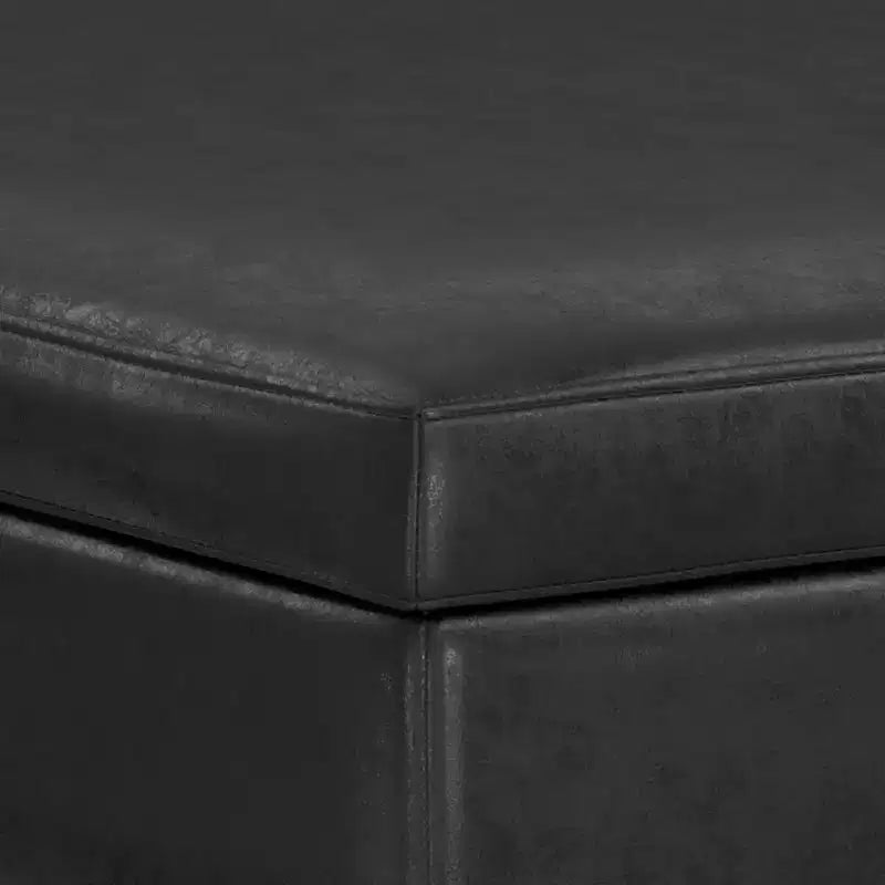 WyndenHall Ethan XL Square Coffee Table Storage Ottoman