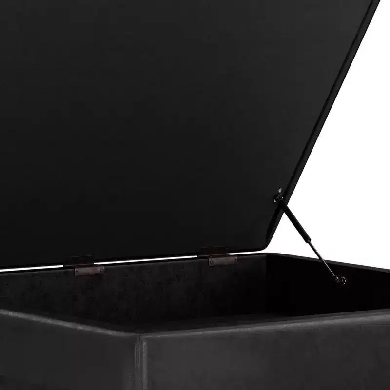 WyndenHall Ethan XL Square Coffee Table Storage Ottoman