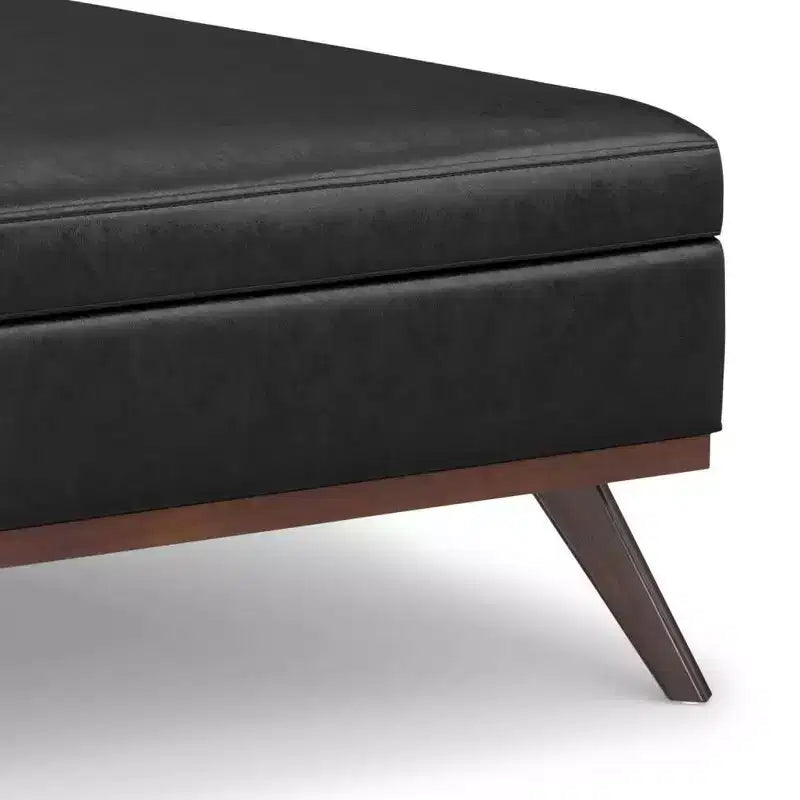 WyndenHall Ethan XL Square Coffee Table Storage Ottoman