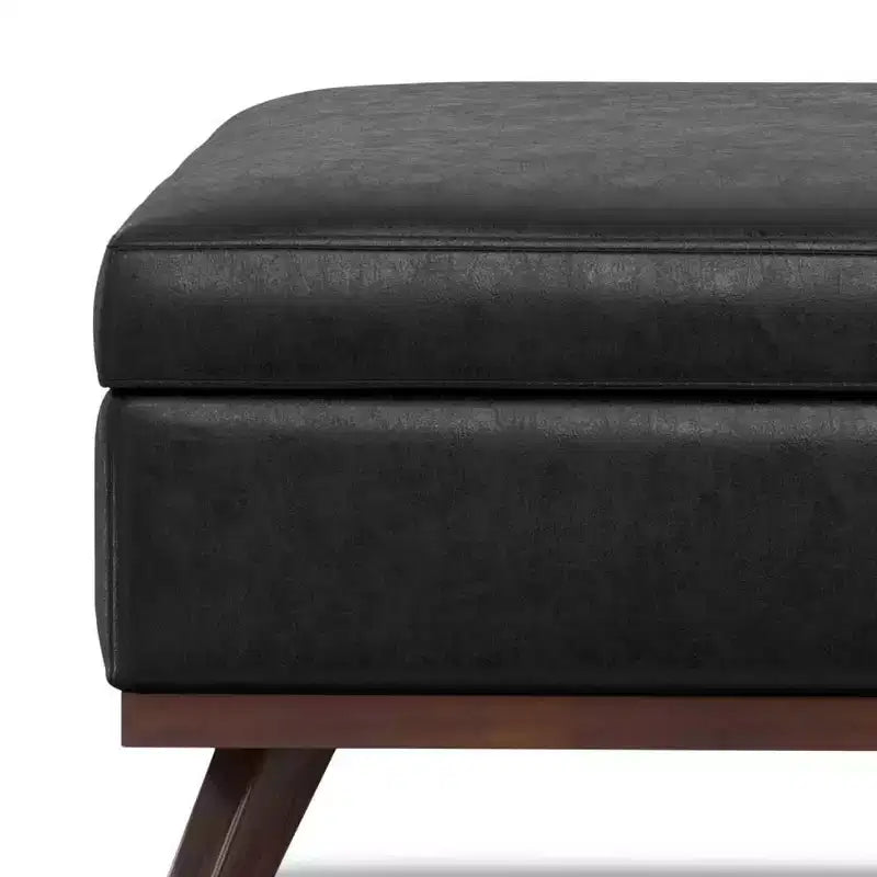 WyndenHall Ethan XL Square Coffee Table Storage Ottoman