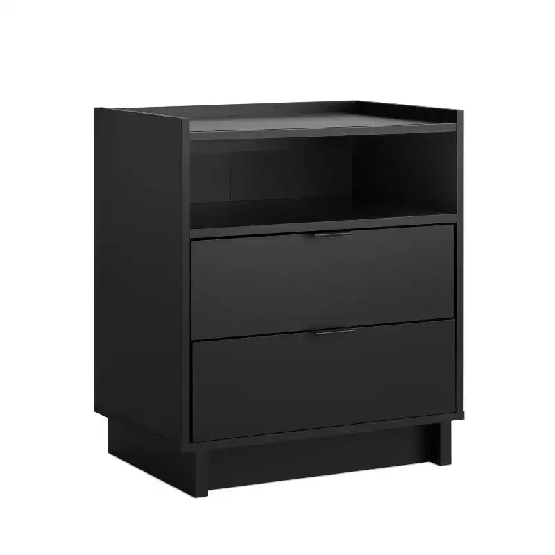 Table de chevet Prepac Simply Modern 2 tiroirs de 23,75 po de largeur