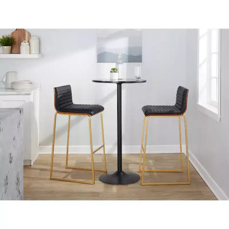 LumiSource Set of 2 30" Mason Mara Barstools