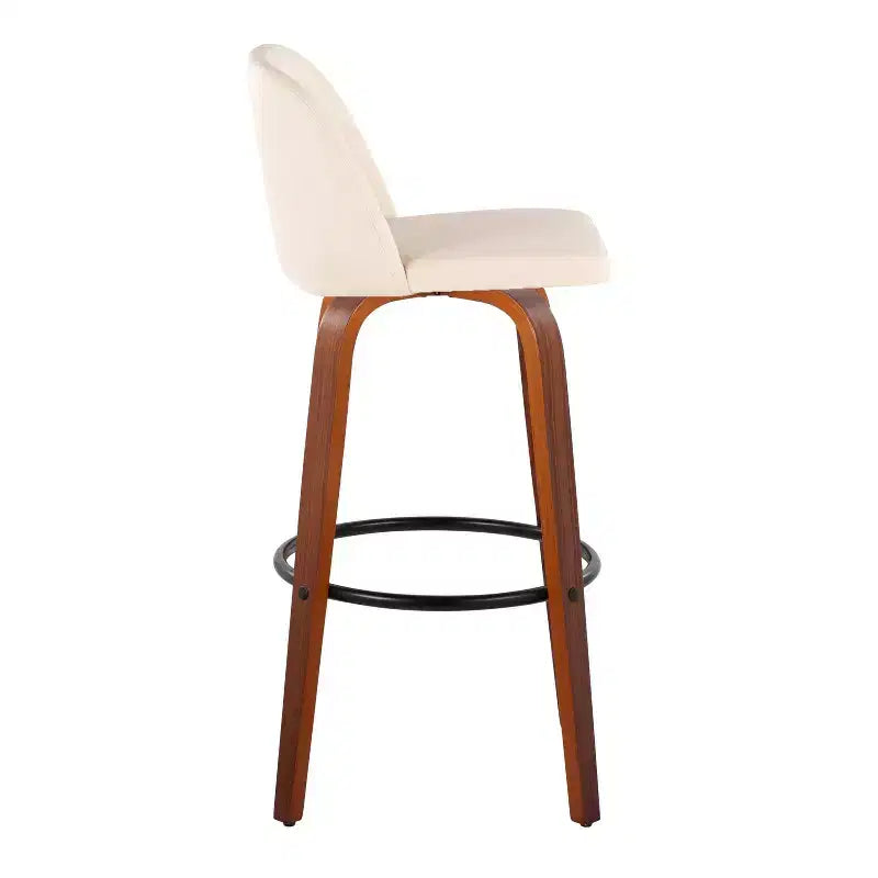 Set of 2 Toriano PU Leather Barstools - LumiSource: