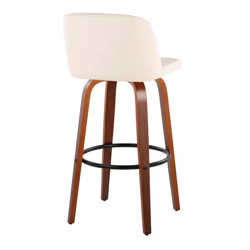 Set of 2 Toriano PU Leather Barstools - LumiSource: