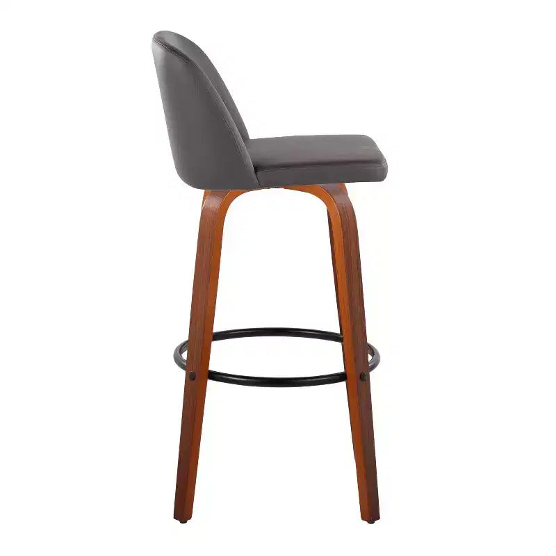 Set of 2 Toriano PU Leather Barstools - LumiSource:
