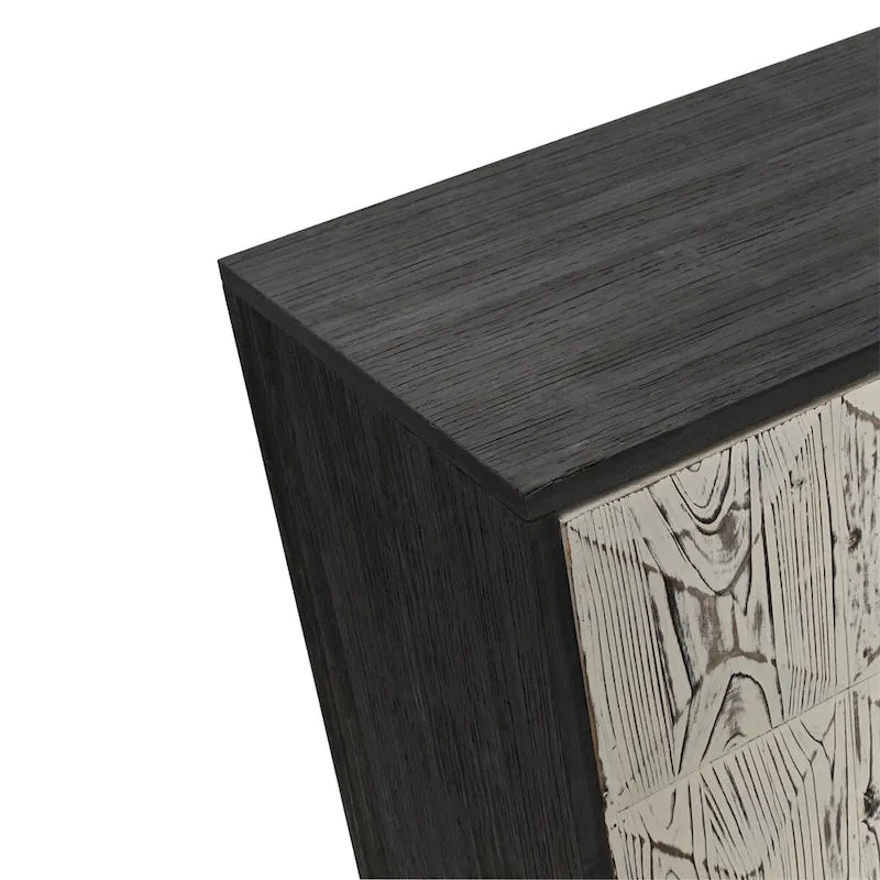 59.84 4 Doors Vintage Sideboard,Freestanding Sideboard Storage Cabinet