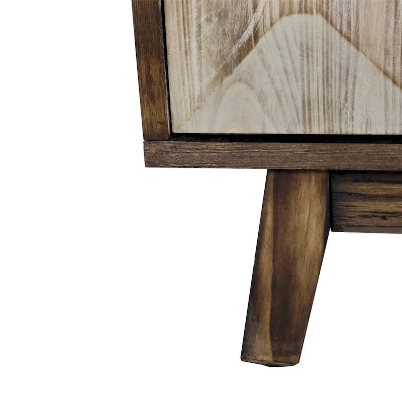 59.84 4 Doors Vintage Sideboard,Freestanding Sideboard Storage Cabinet