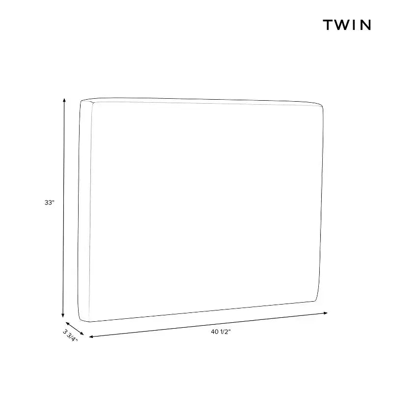 Twin Lia Square Stick-on-the-Wall Headboard - Threshold