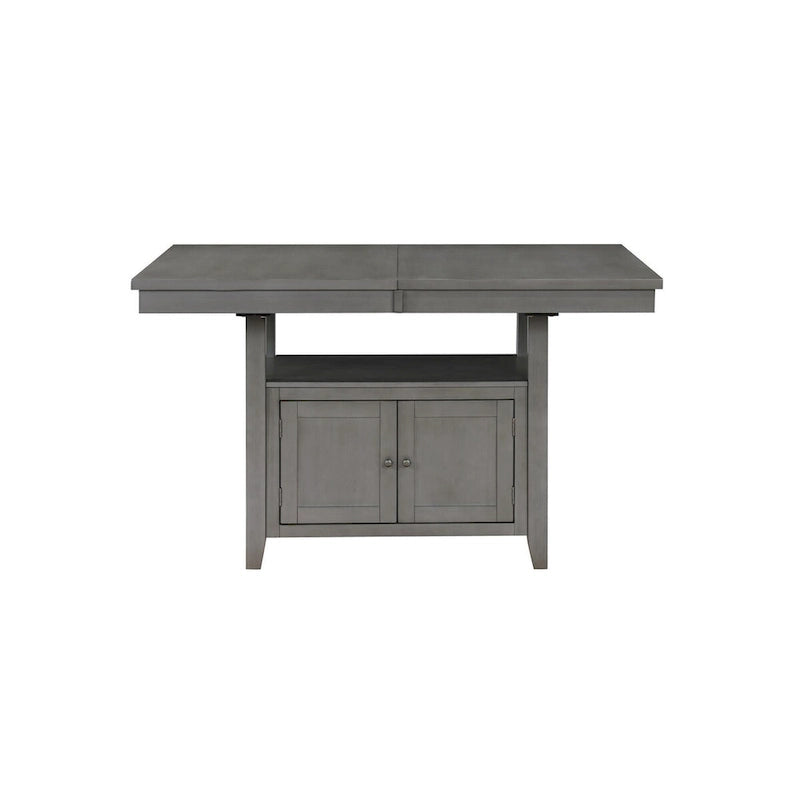 Tuscan Hills 5pc Piece Gray Pub Storage Dining Set