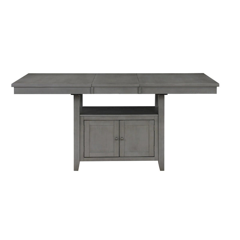 Tuscan Hills 5pc Piece Gray Pub Storage Dining Set