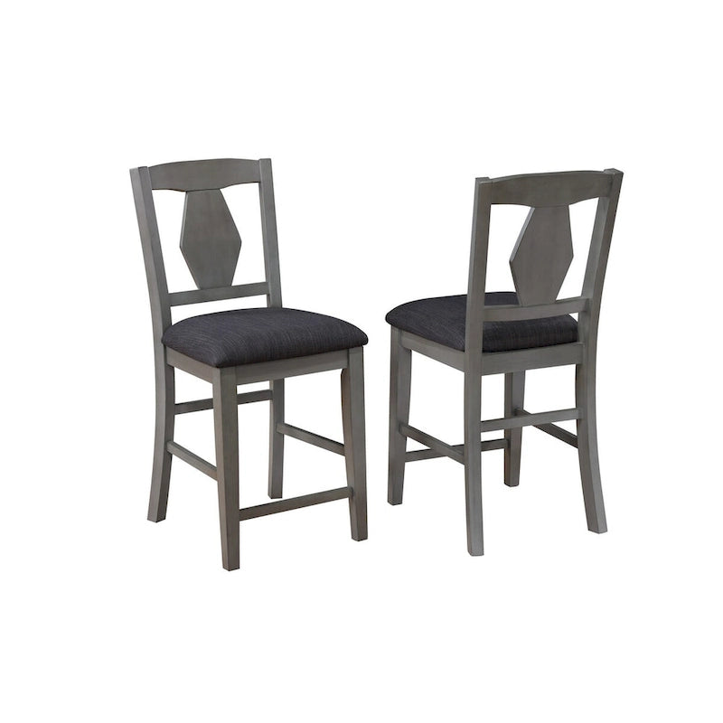 Tuscan Hills 5pc Piece Gray Pub Storage Dining Set