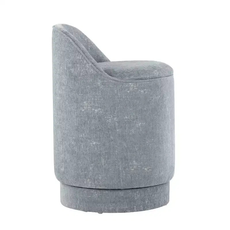 LumiSource Marla Upholstered Vanity Stool Fabric