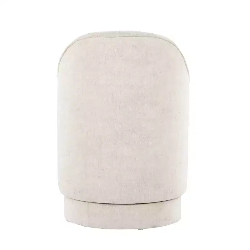 LumiSource Marla Upholstered Vanity Stool Fabric