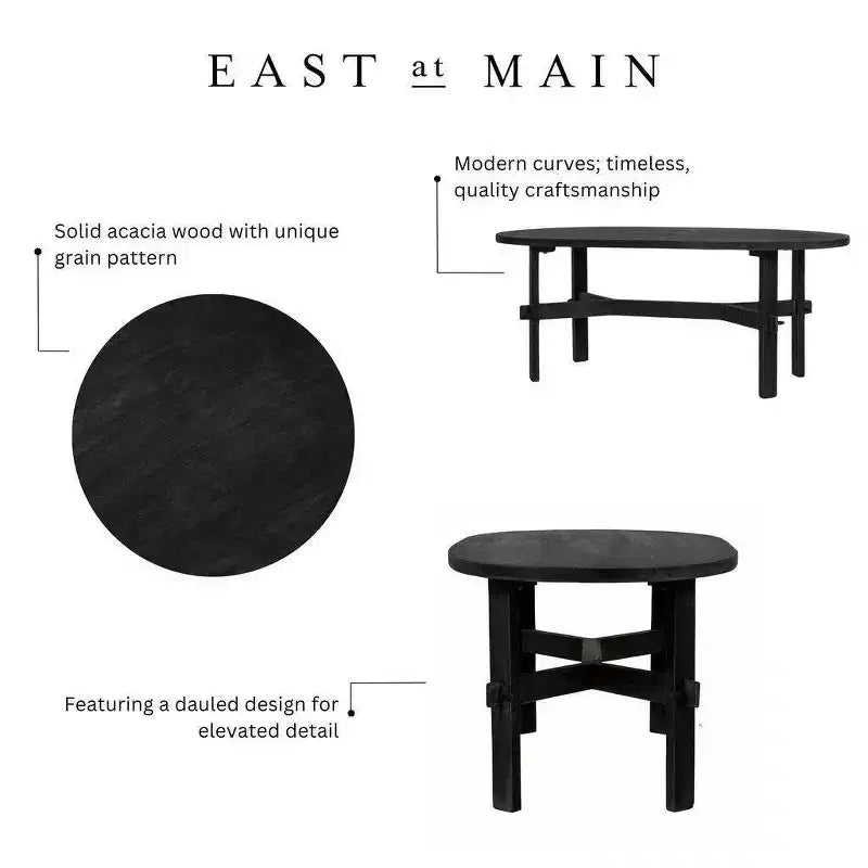 East at Main 46 Acacia Oval Coffee Table