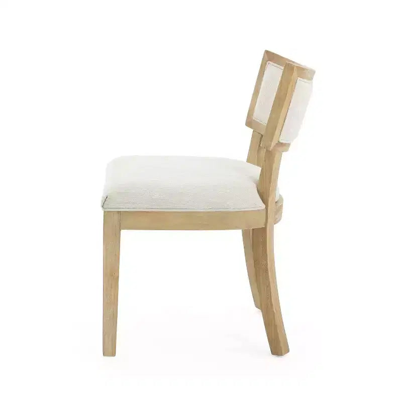 Christopher Knight Home Set of 2 Noah Indoor Rubberwood Upholstery Dining Chairs