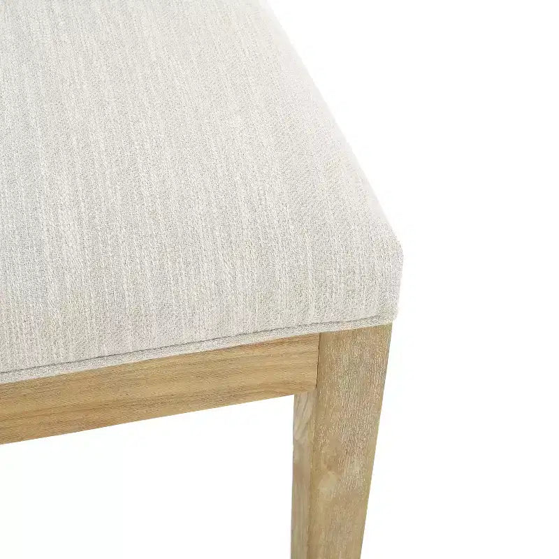 Christopher Knight Home Set of 2 Noah Indoor Rubberwood Upholstery Dining Chairs