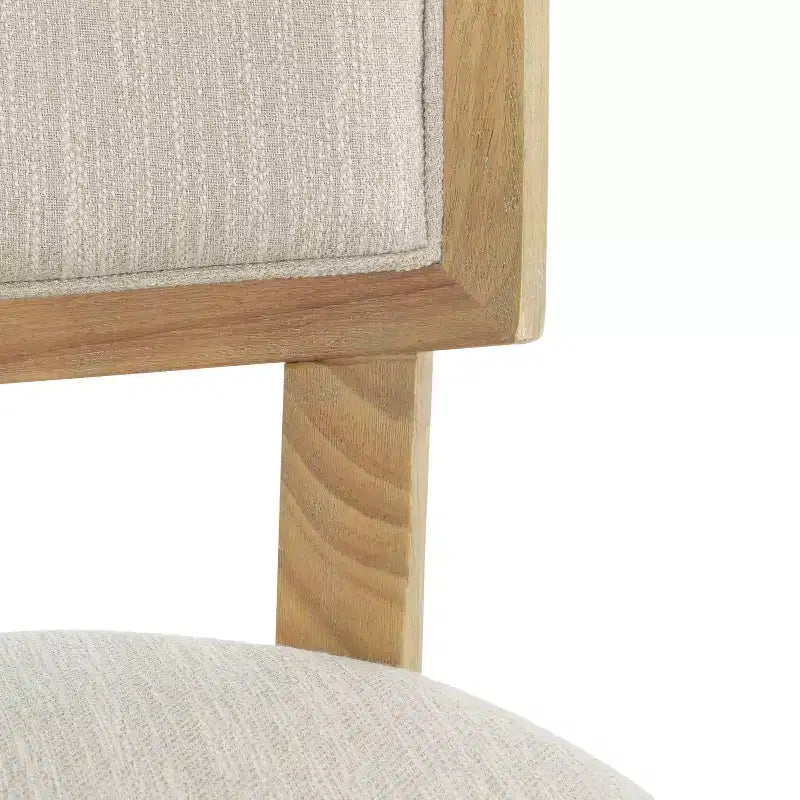 Christopher Knight Home Set of 2 Noah Indoor Rubberwood Upholstery Dining Chairs