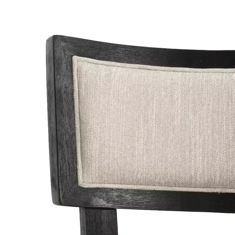 Christopher Knight Home Set of 2 Noah Indoor Rubberwood Upholstery Dining Chairs