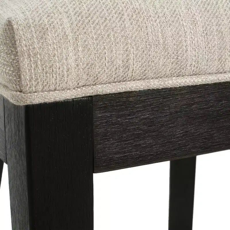 Christopher Knight Home Set of 2 Noah Indoor Rubberwood Upholstery Dining Chairs