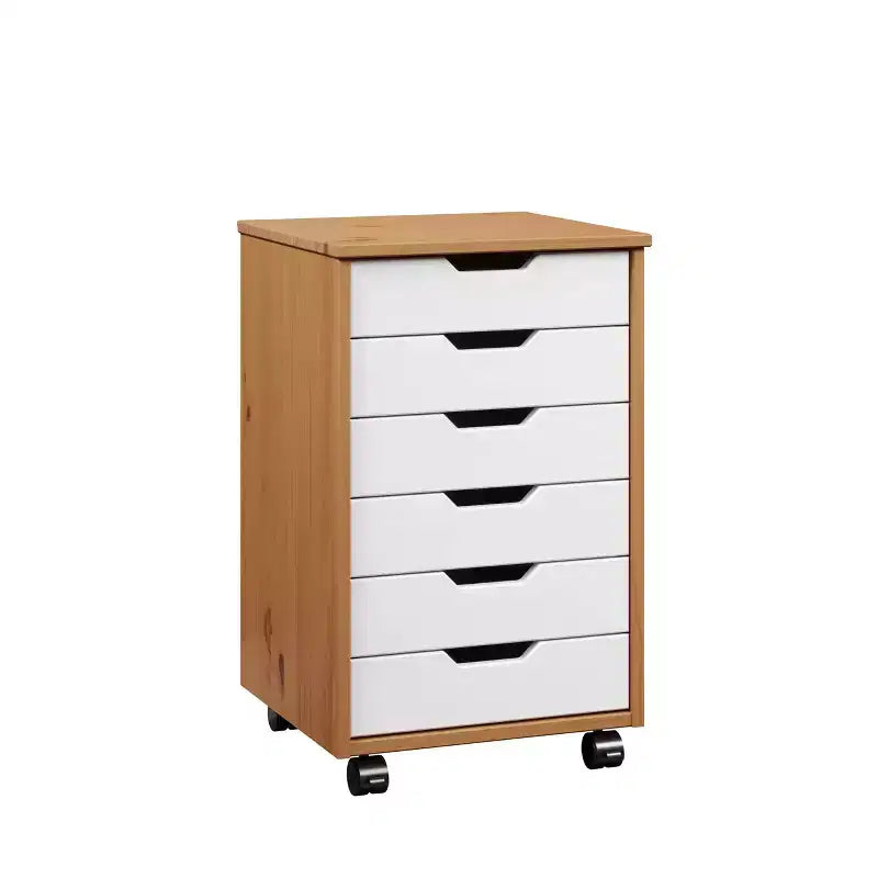 Chariot de rangement Trendfurn Omnia large à 6 tiroirs