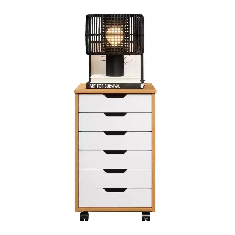 Chariot de rangement Trendfurn Omnia large à 6 tiroirs