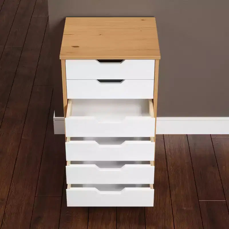 Chariot de rangement Trendfurn Omnia large à 6 tiroirs