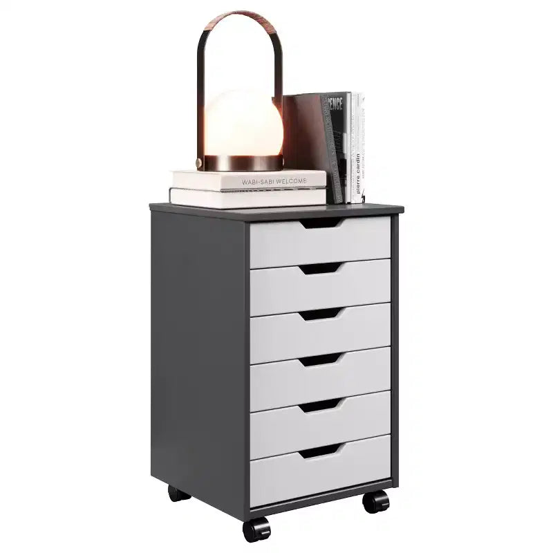 Trendfurn Omnia Wide 6 Drawer Roll Cart