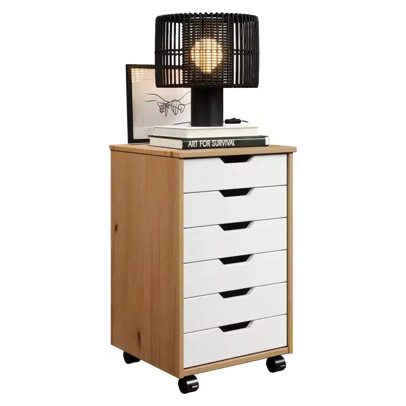 Chariot de rangement Trendfurn Omnia large à 6 tiroirs