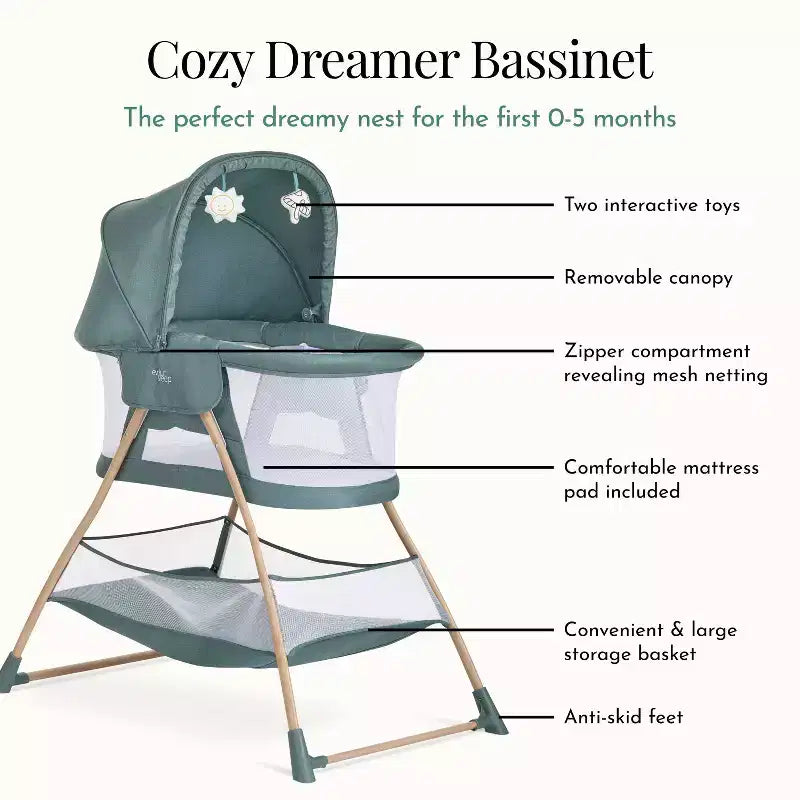 Evolur Cozy Dreamer Bassinet