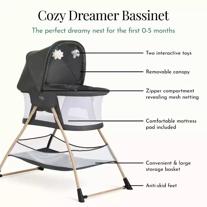 Evolur Cozy Dreamer Bassinet