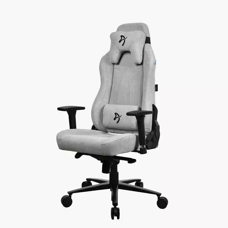 Arozzi Vernazza Soft Fabric Office and Gaming Chair with Soft Neck Lumbar Support Pillows