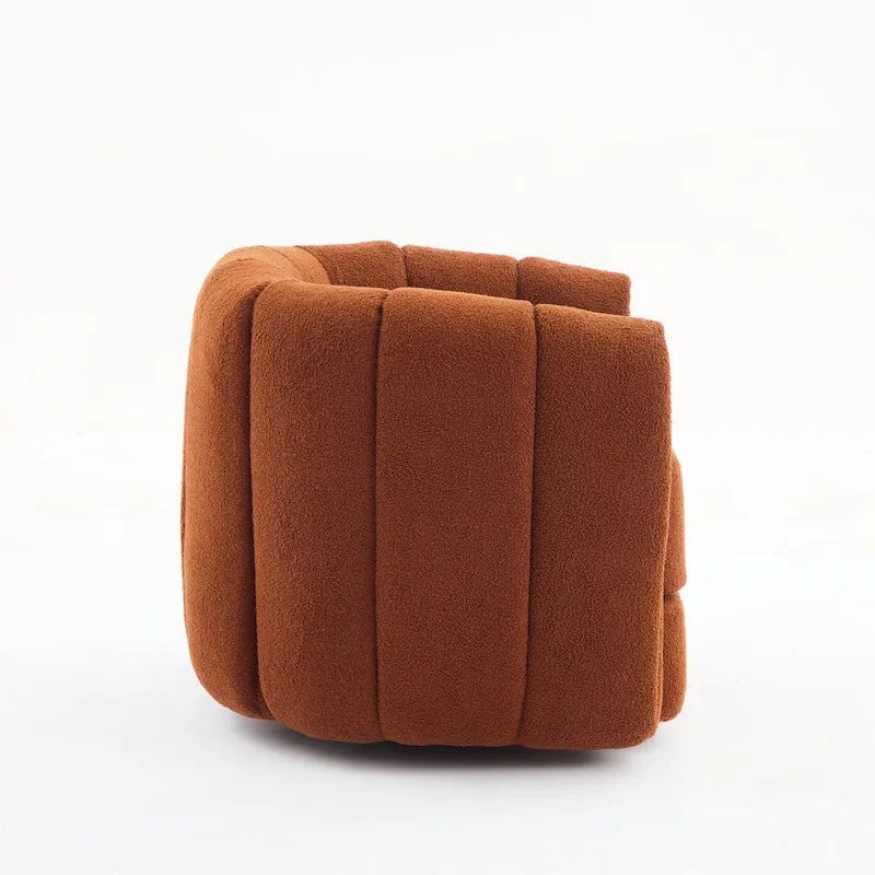 Modern Upholstered Swivel Accent Barrel Chair