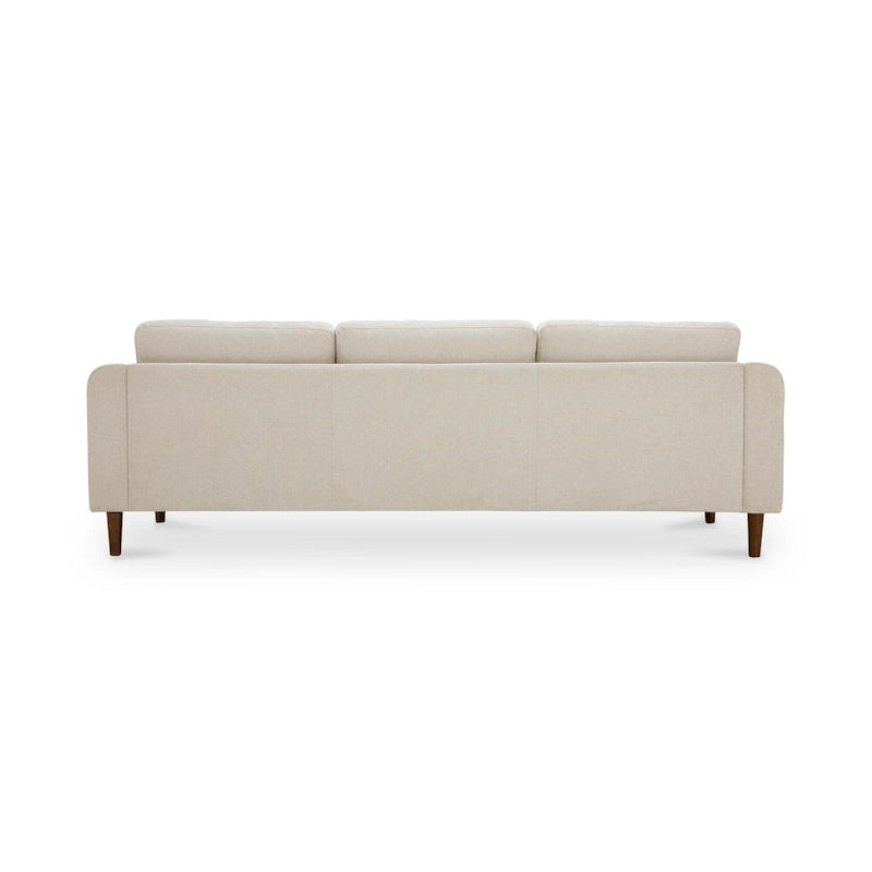 NADAAL STUDIOS Drew, Sectional with Reversible Chaise, Dark Brown - 98 X 59.2 X 33.5