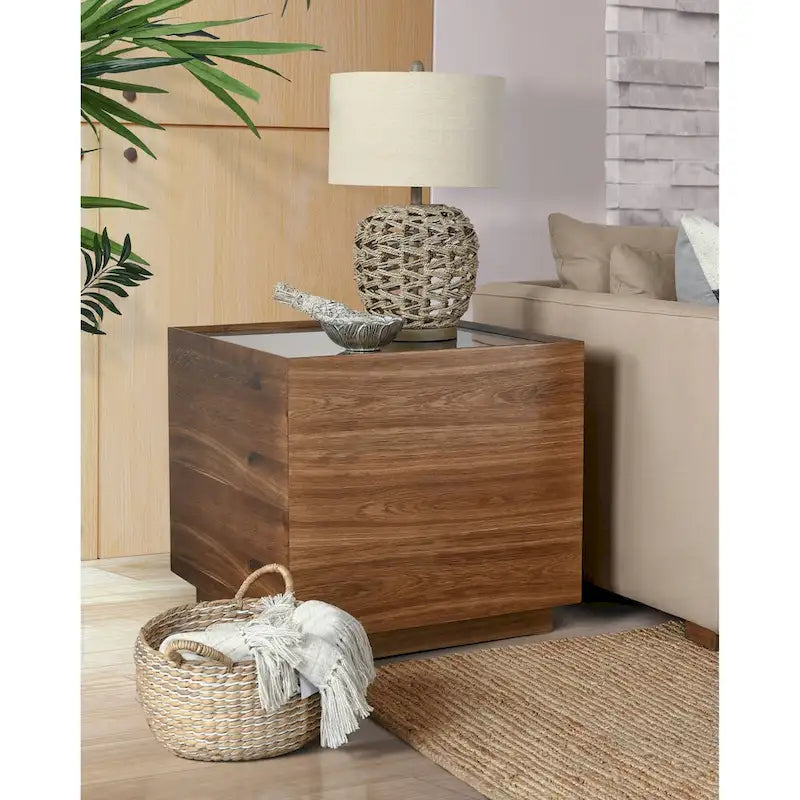 Classic Home Santa Barbara 26  Brown Wood End Table