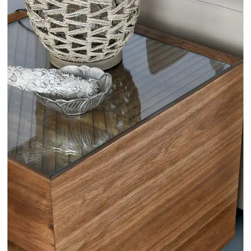 Classic Home Santa Barbara 26  Brown Wood End Table