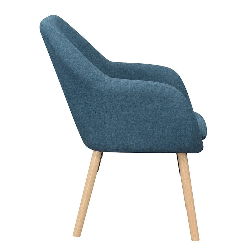 Convenience Concepts Take a Seat Charlotte Wingback Upholstered Accent Armchair