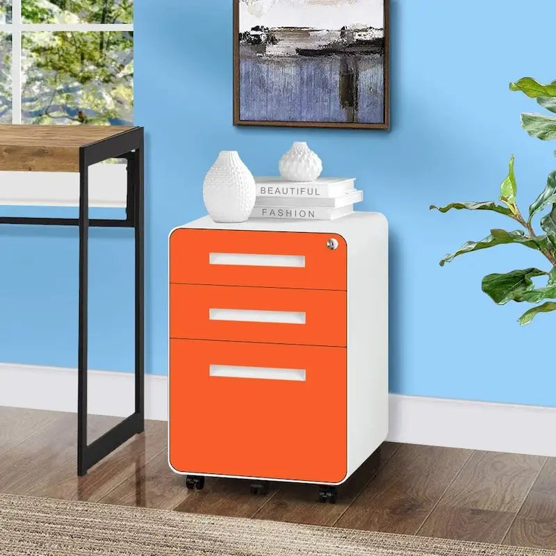 3 Drawer Mobile/Vertical File Cabinet for Home Office