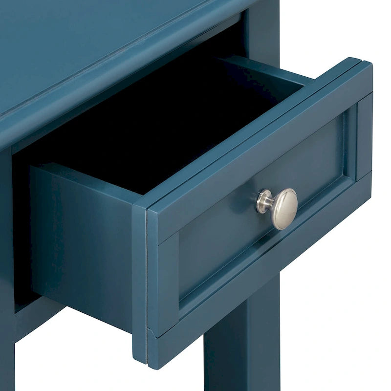 Zayden 1-drawer Side Table with Charging Station by iNSPIRE Q Bold