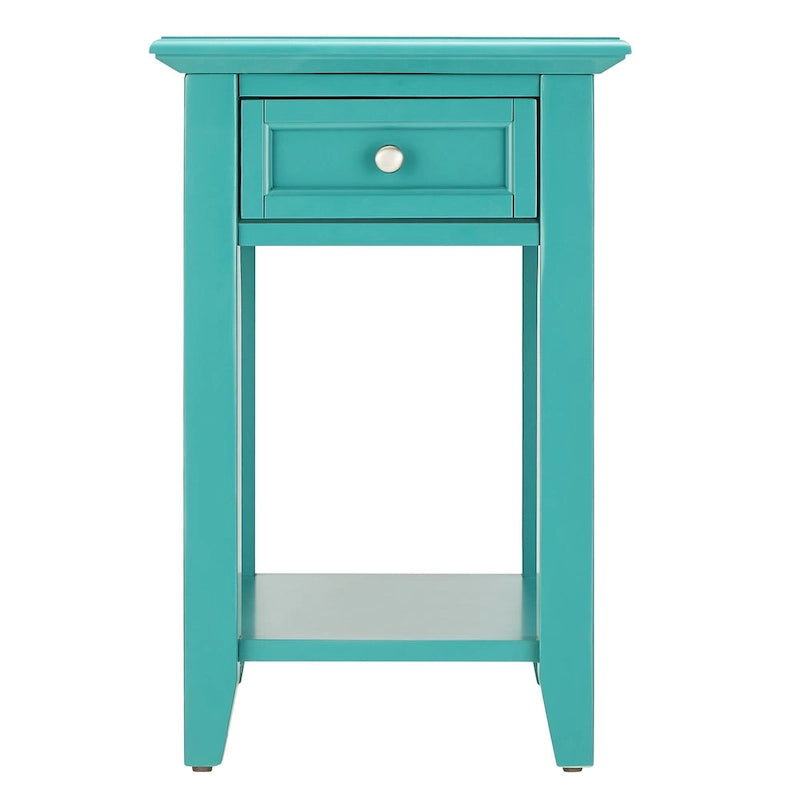 Zayden 1-drawer Side Table with Charging Station by iNSPIRE Q Bold