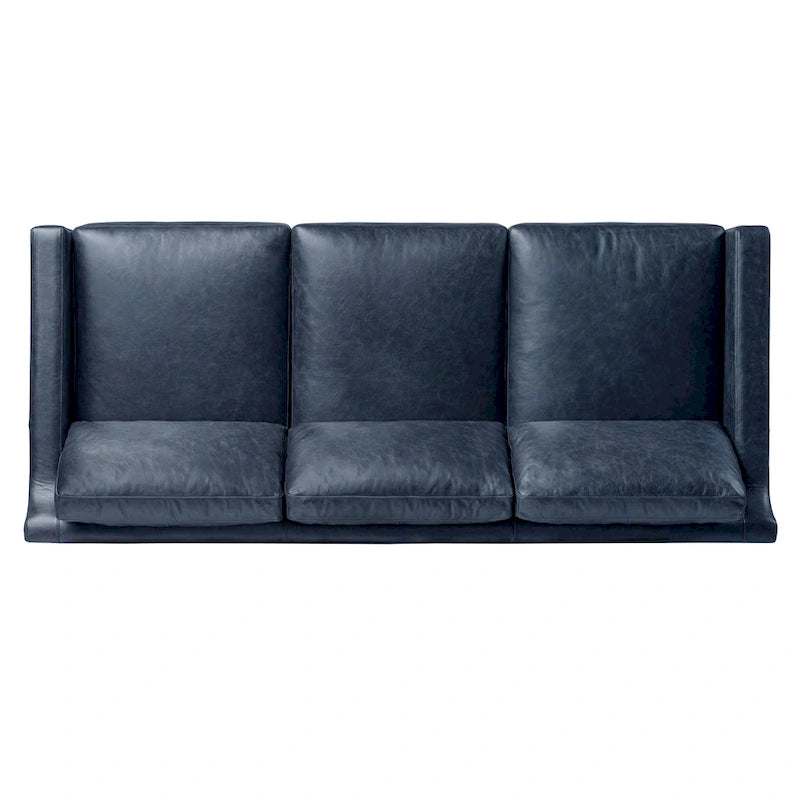 Poly & Bark Sorrento Sofa - Full Grain Genuine Italian Leather