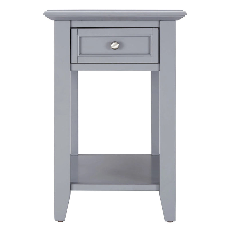 Zayden 1-drawer Side Table with Charging Station by iNSPIRE Q Bold