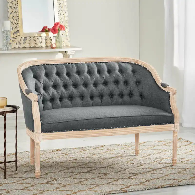Faye Tufted Upholstered Loveseat by